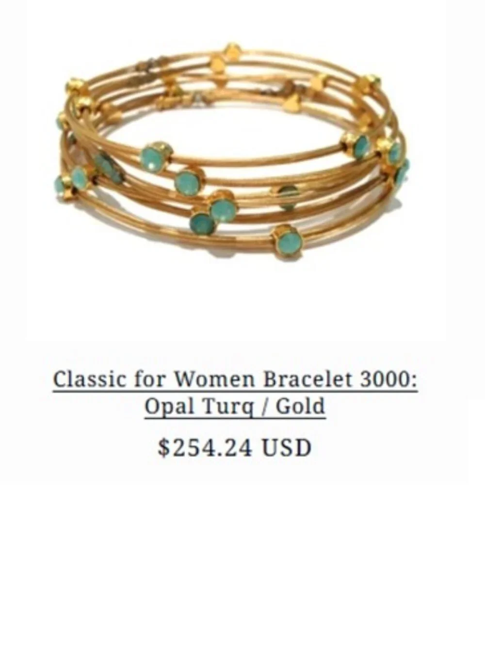 Gold and turquoise opals bracelets by Seasonal Whispers